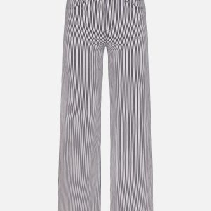 Le Slim Palazzo -- Navy Stripe