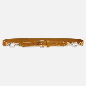 Jewelry Detail Belt -- Camel