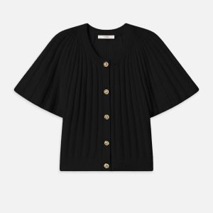 The Flutter Cardi -- Black