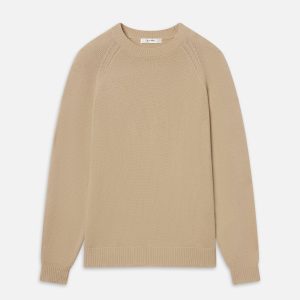 The Cashmere Scholar Crew -- Light Camel