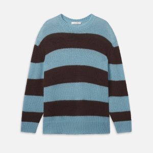 The Fuzzy Striped Crew -- Mocha Multi