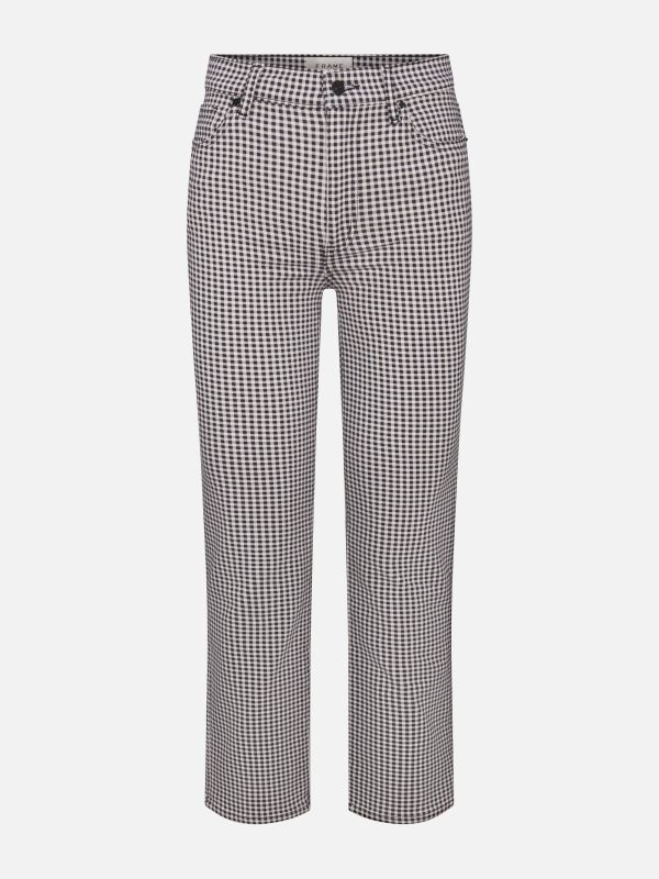 Le Sleek Straight Gingham -- Black Multi