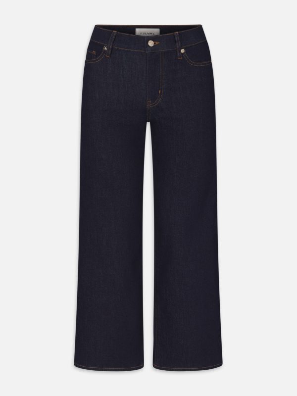 Le Slim Palazzo Crop -- Rinse