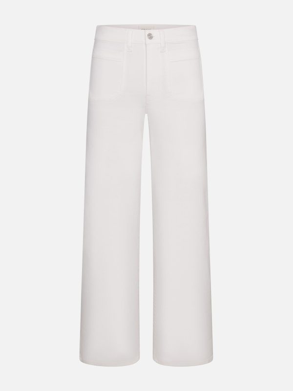 Le Slim Palazzo Modernist Pocket -- White
