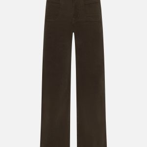 Le Slim Palazzo Modernist Pocket Corduroy -- Rich Military