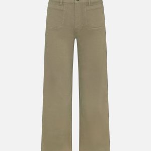 Le Slim Palazzo Modernist Pocket Crop -- Grasshopper