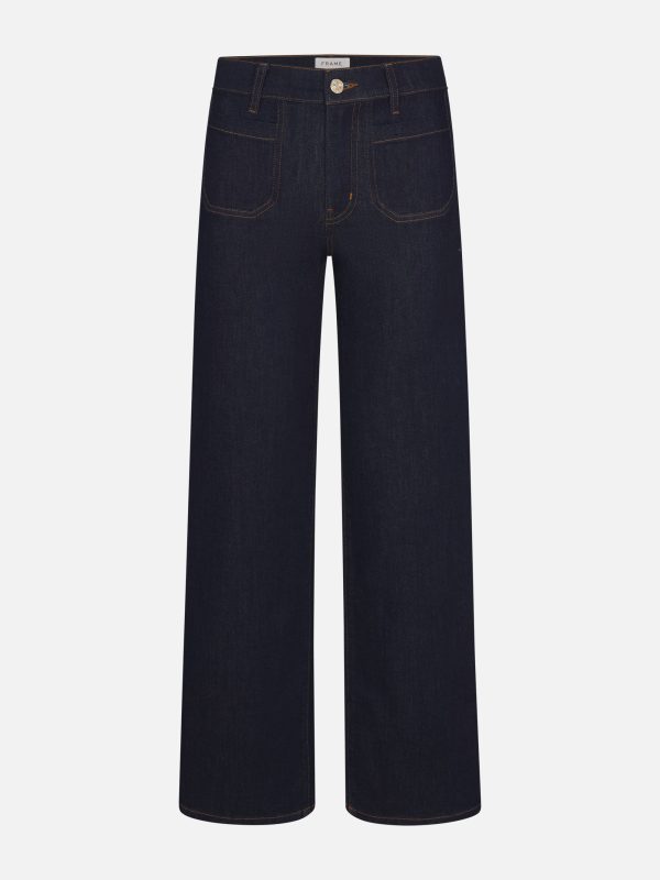 Le Slim Palazzo Long Modernist Pocket -- Rinse