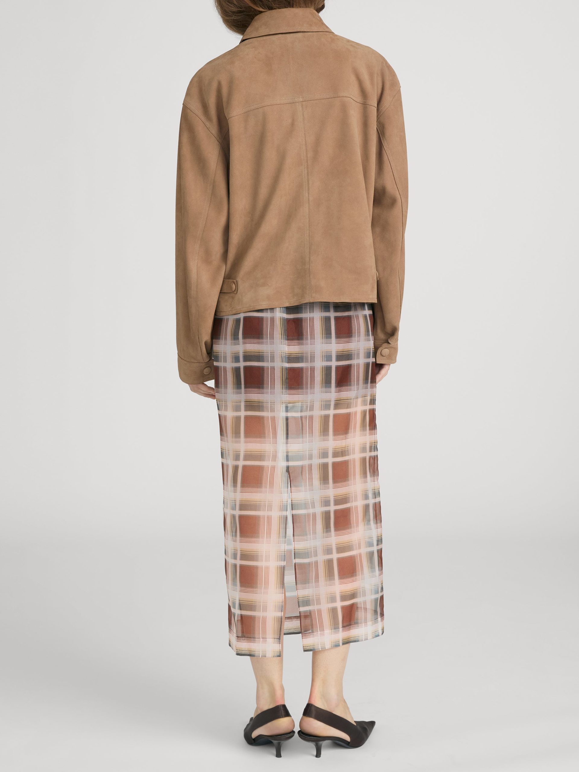 The Suede Utility Jacket -- Chai - 图片 5