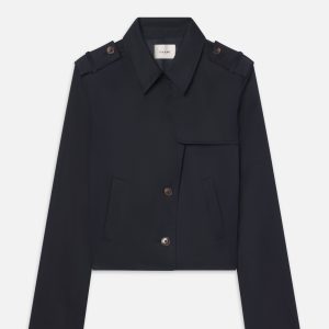 The Short Trench Jacket -- Navy