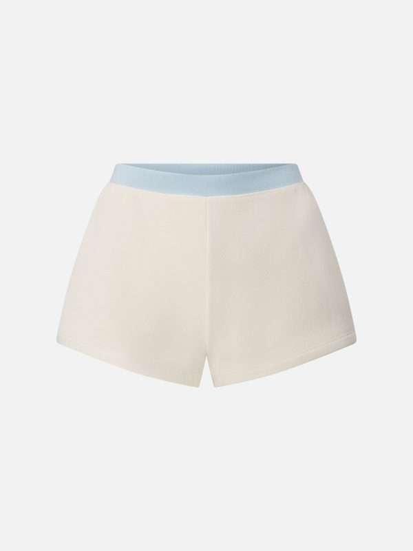 The Monte Carlo Sweatshort -- Cream Multi