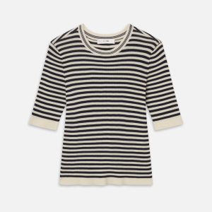 The Cruise Sweater -- Cream Multi