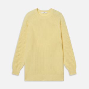 The Cashmere Sunbeam Sweater -- Canary