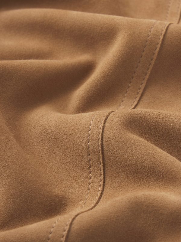 The Suede Utility Jacket -- Chai - 图片 6