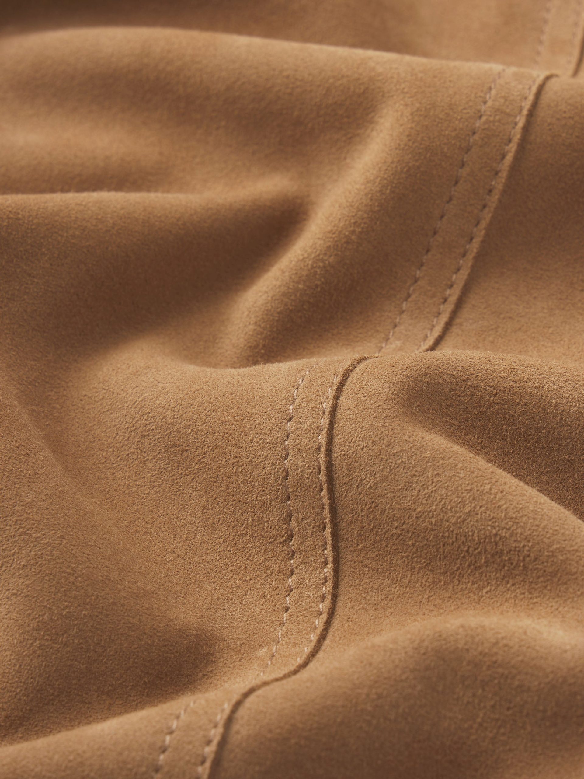 The Suede Utility Jacket -- Chai - 图片 6
