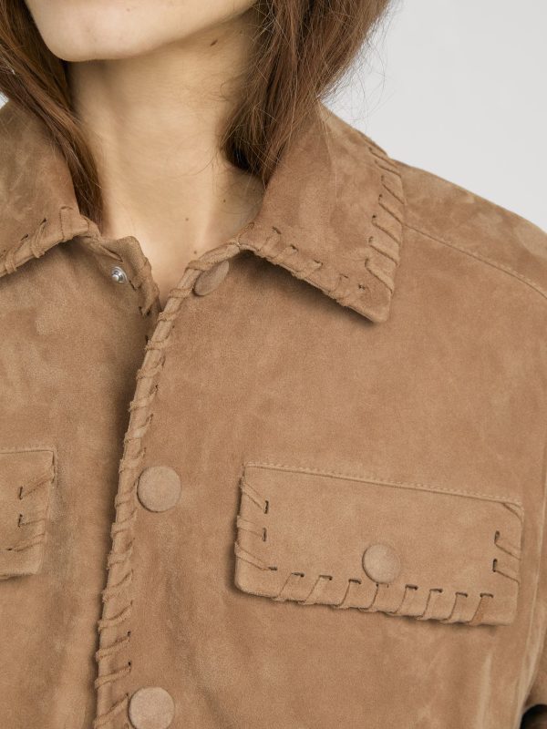 The Suede Bubble Jacket -- Chai - 图片 5