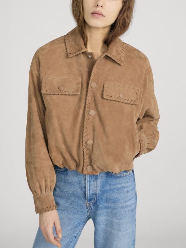 The Suede Bubble Jacket -- Chai - 图片 3