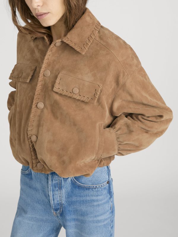 The Suede Bubble Jacket -- Chai - 图片 4