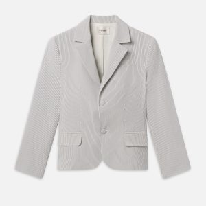 The Stripe Classic Blazer -- Navy Multi