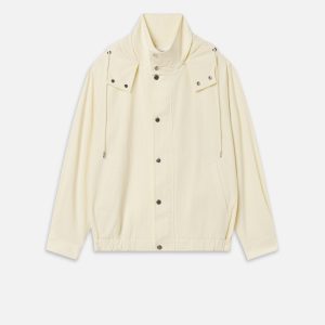 The Seersucker Track Jacket -- Lemon Multi