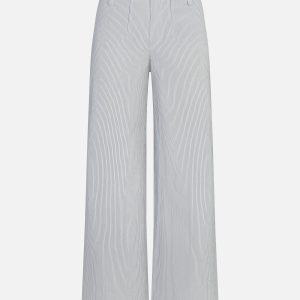 The Stripe Modernist Pocket Trouser -- Navy Multi