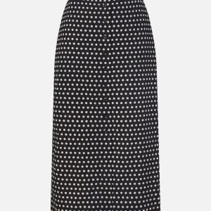 The Polka Dot Skirt -- Black Multi