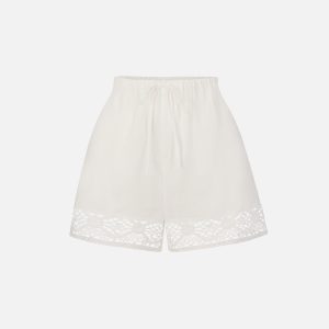 The Heirloom Lace Short -- White