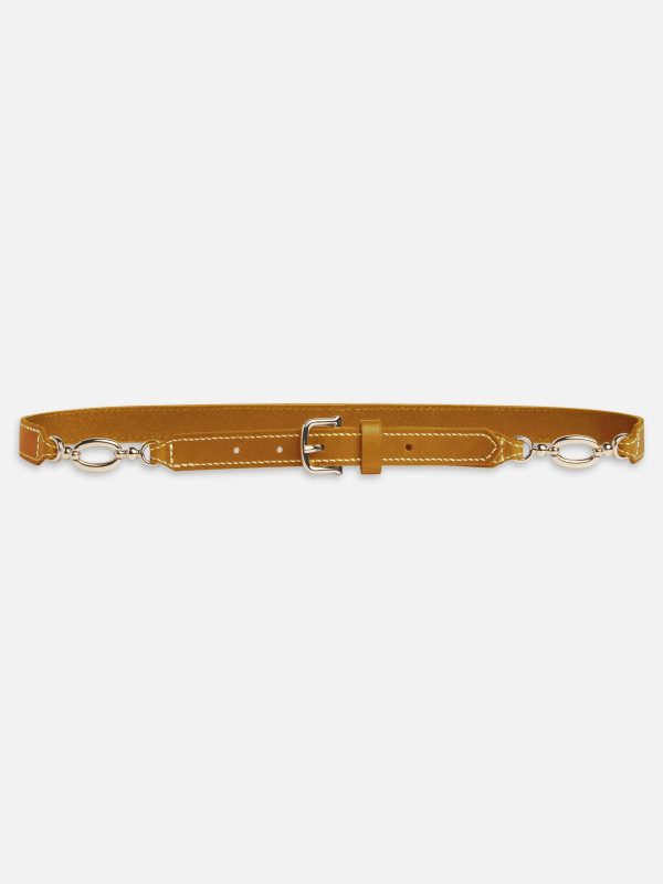 Jewelry Detail Belt -- Camel