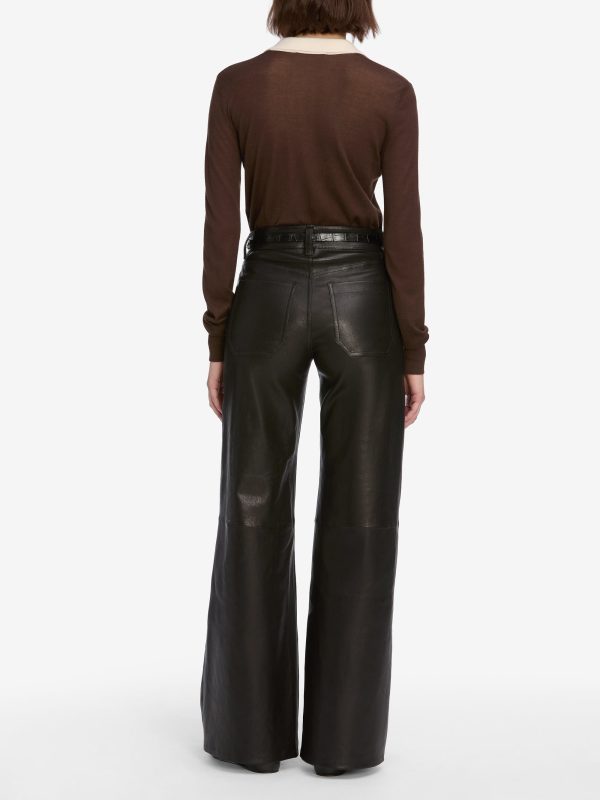 Le Slim Palazzo Modernist Pocket Leather -- Black - 图片 6