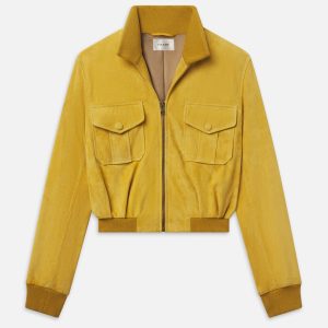 The Suede Ace Jacket -- Dijon