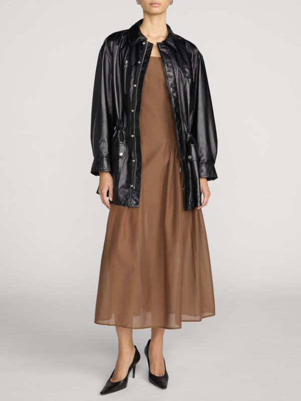 The Paper Leather Safari Jacket -- Black - 图片 2
