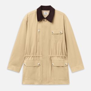 The Twill Safari Jacket -- Khaki