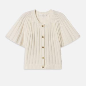 The Flutter Cardi -- Cream