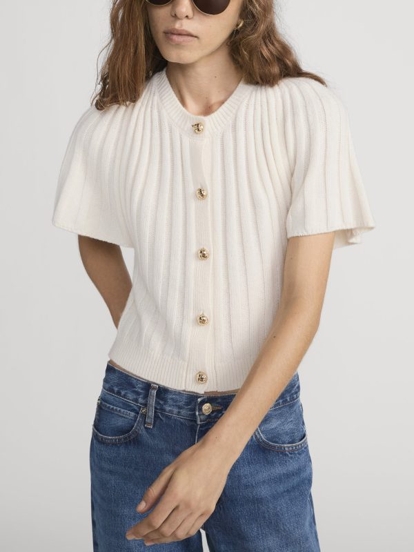 The Flutter Cardi -- Cream - 图片 3