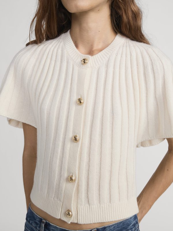 The Flutter Cardi -- Cream - 图片 4