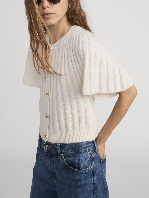 The Flutter Cardi -- Cream - 图片 5