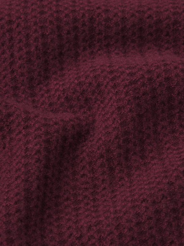 The Chain Pointelle Sweater -- Cabernet - 图片 7
