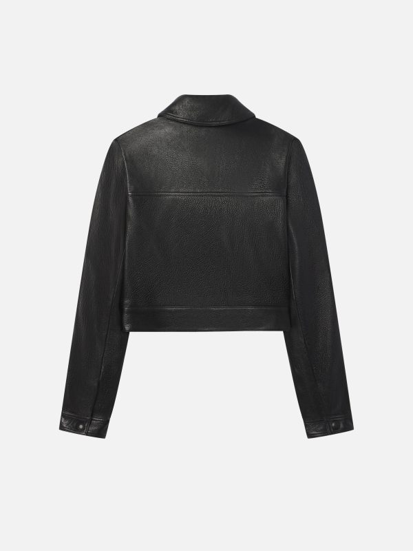The Small Leather Jacket -- Black - 图片 3