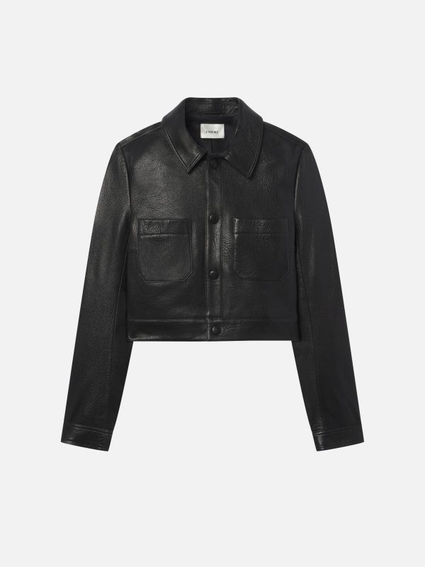 The Small Leather Jacket -- Black - 图片 1