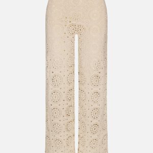 The Crochet Pant -- Cream