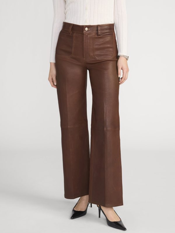 Le Slim Palazzo Modernist Pocket Leather -- Cedar - 图片 3