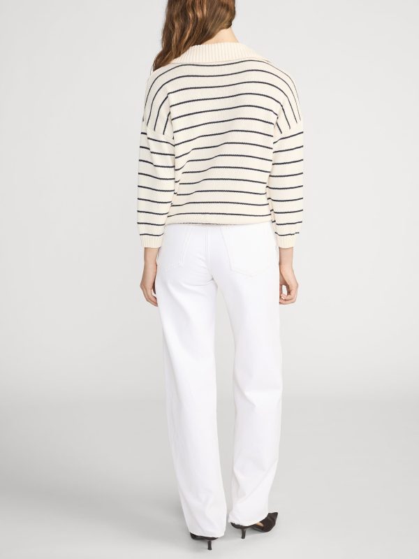 The Striped Easy Pullover -- Cream Multi - 图片 6