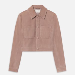 The Small Suede Jacket -- Mauve