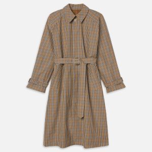 The Plaid Mac Coat -- Mocha Check