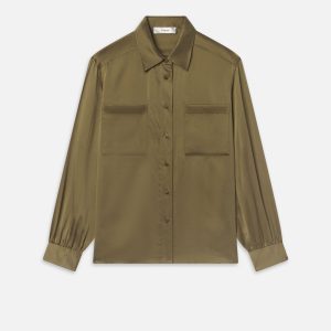 The Modern Utility Shirt -- Military Green